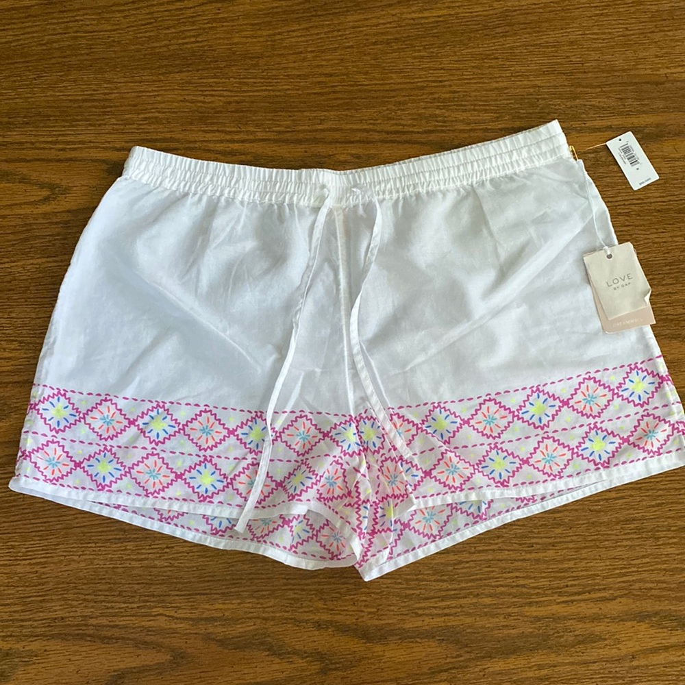 Love by GAP - Poplin Sleep Loungewear Shorts - Sz M